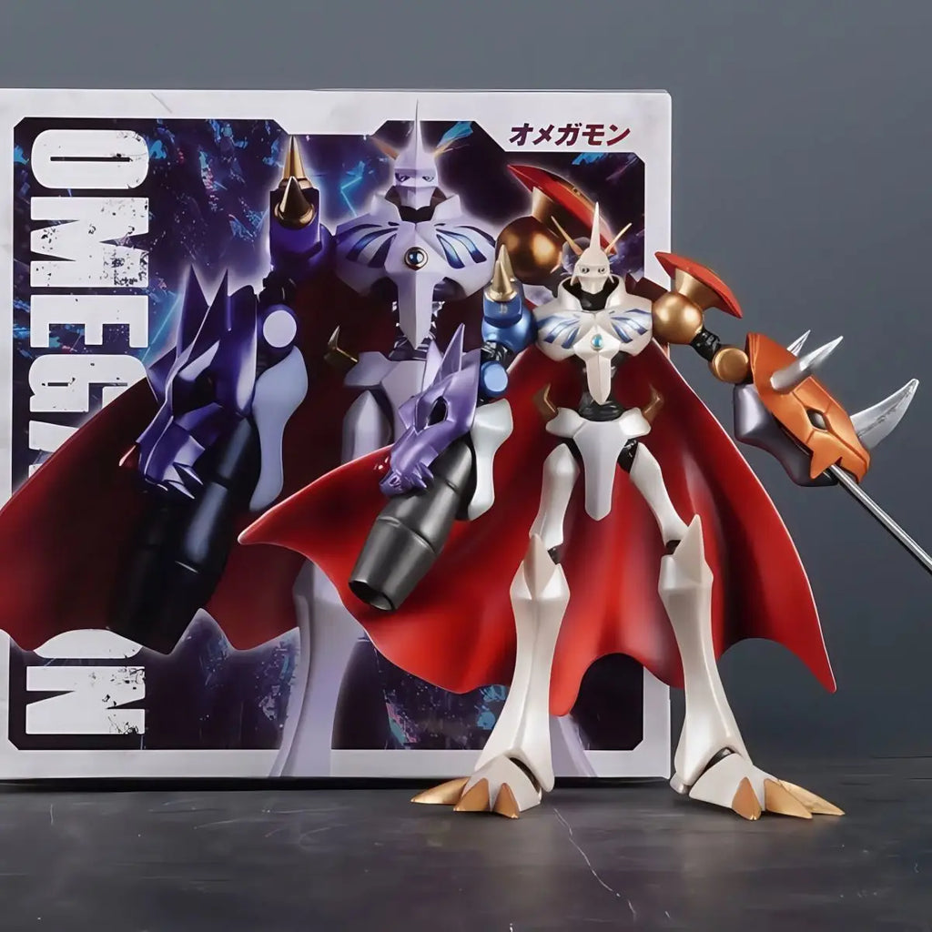 Digimon Adventure Anime-Figur Omegamon Dukemon Actionfigur 17 cm Modell Statue Puppe Sammlerstück Dekoration Spielzeug Geschenke