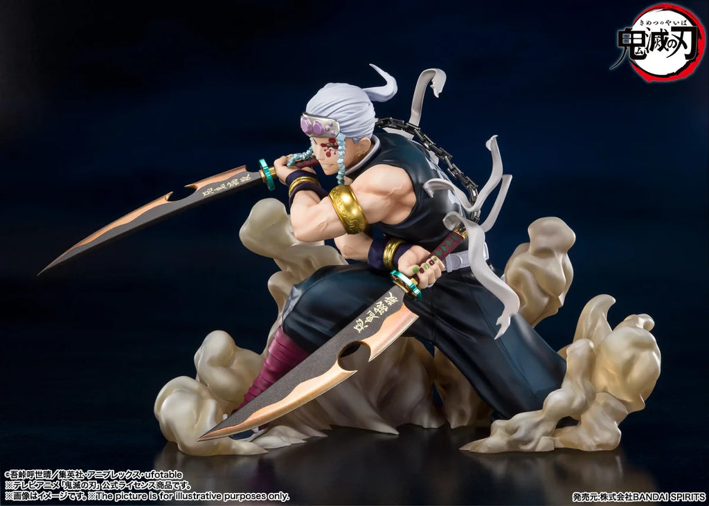 Original in Stock Bandai S.H.Figuarts Demon Slayer: Kimetsu No Yaiba Uzui Tengen Anime Character Toy Model Ornaments Collection