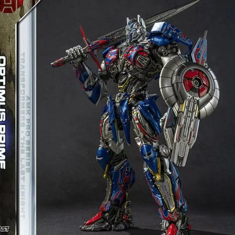 【In Stock】YOLOPARK AMK PRO Transformers: The Last Knight Series 20cm Optimus Prime Model Kit Action Figure Toy Collection