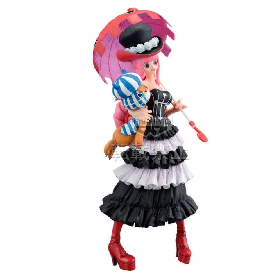 In Stock Bandai Original Banpresto ONE PIECE DXF Perona Anime Action Figure Model Figures Toys