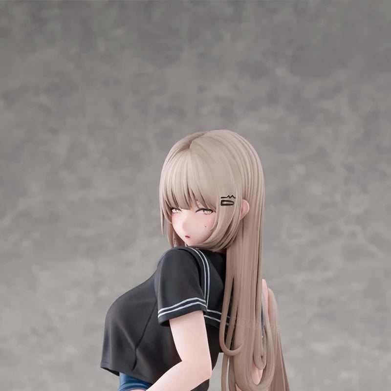Tsugi no Jugyou wa Suiei Yuzu Anime Girl Figure Before the Swim: Getting Ready to Change Yuzu Action Figure Model Doll Toys Gift