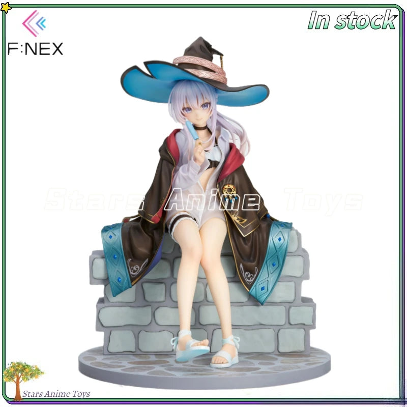 Original F:NEX THE JOURNRY OF ELAINA Elaina Summer Holiday 1/7 PVC Animation Figures Ornaments Collection Toys