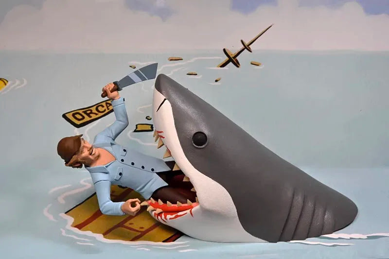 Toony Terrors NECA 03346 Figure JAWS Hooper Action Figuras Anime PVC Movable Model Doll Ornament Toys Original Gift for Kids