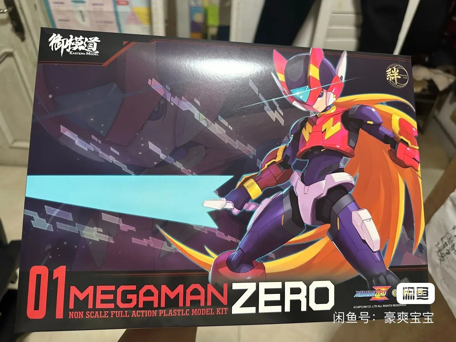 Genuine Rock Man Action Figure Eastern Model Rockman Zero MegaMan Figure Model Collection Toy Gift