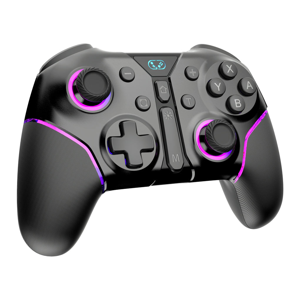 Gamepad for Switch, OLED, Lite, PC, iOS, Android, SKT-7048 Controller with RGB ,Bluetooth, Virbration, Turbo