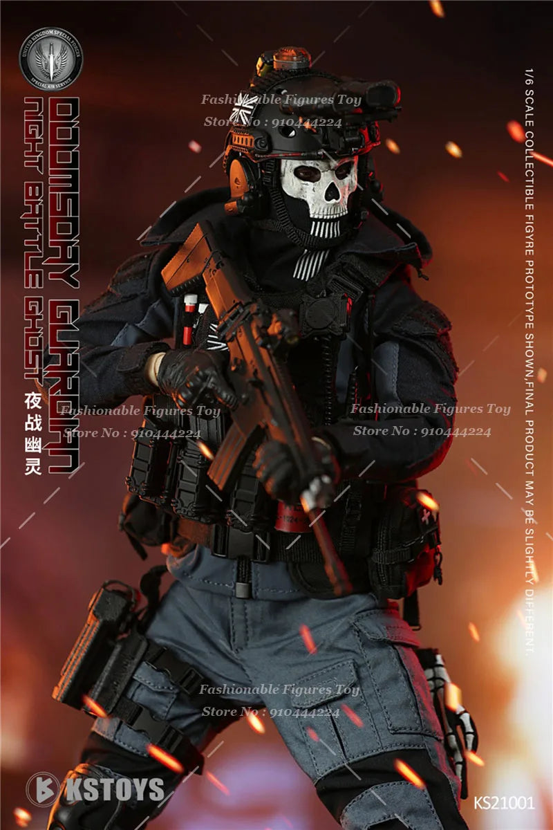 KSTOYS KS21001 1/6 Men Soldier Doomsday Guardian Night Battle Ghost Doll Full Set 12Inch Action Figure Model Collection Toys
