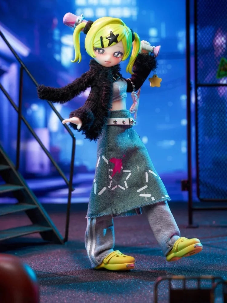 Eve Lynna Mjd Blind Box Doppelseitige Killer Serie Desktop Gelenk Action Figur Bewegliche Gelenke Ball Desktop Dekoration