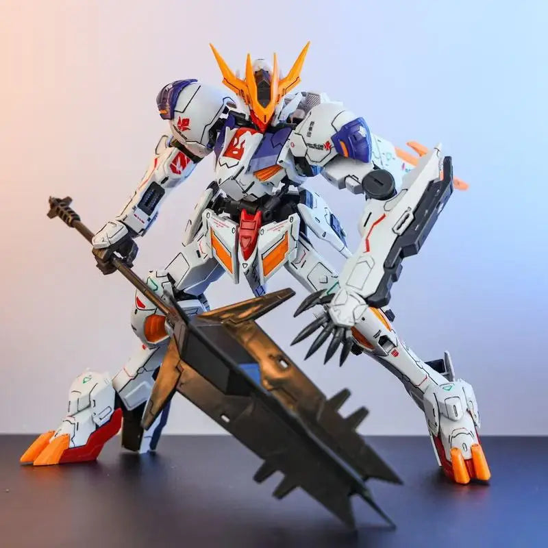 Max Iron-Blooded Orphans Barbatos Lupus Rex 1/100 Fm Advanced Emperor Form Assembly Model Kit Action Figures Toys Surprise Gifts
