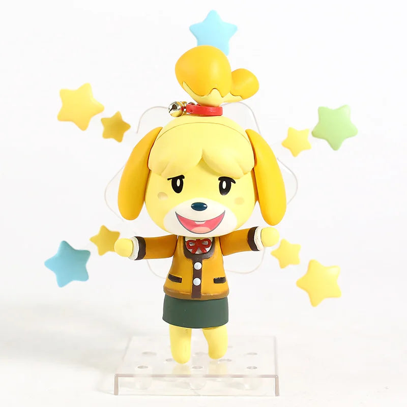 Animals New Horizons 386 Shizue Action Figure Toy PVC Q Version Collection Model Gift for Children