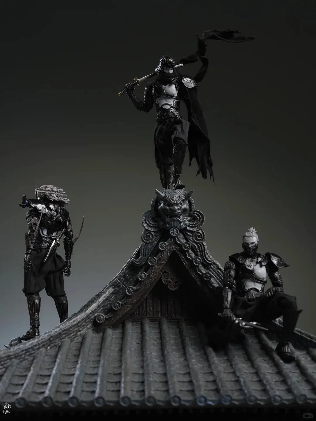 Original DARKCROWN TOYS 6inch BURNINGSOULS Action Figures Immortal Asura Chapter Model Toy Figure Samurai Collection Gift Toys