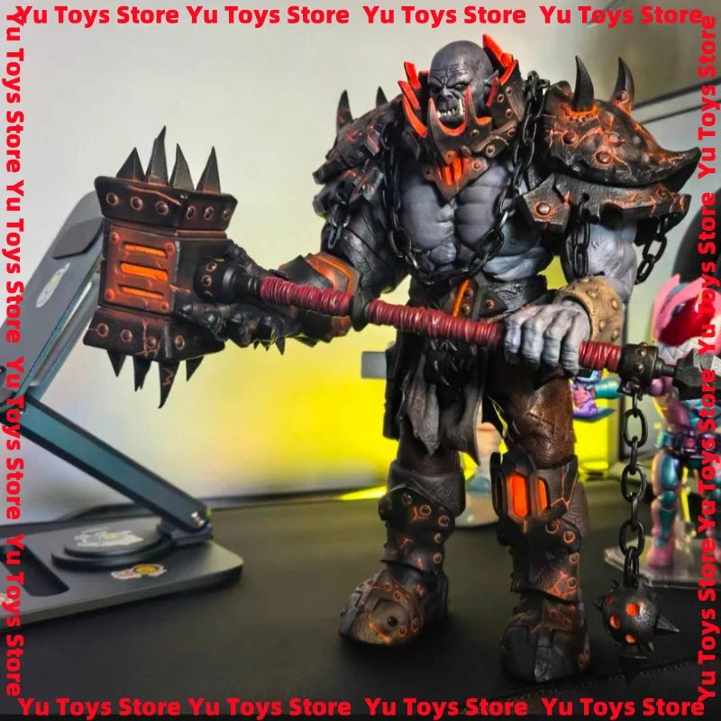 In Stock 1/10 Scale Greyknight Wow Orc No.05 Magma Forgemaster Guardian Of The Horde Grey Kniaht Full Set Action Figure 2025
