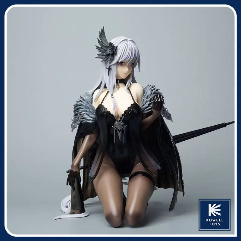 27cm Lachesis Misty Anime Figure Kneeling Beauty Girl Statue Computer Desktop Ornament Doll Collectible Toy Festival Gift