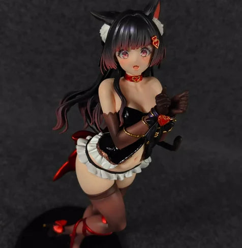 Neu auf Lager Siki Anim The Bound Cat Luvna Anime Actionfigur Modell 24,9 cm Desktop Sammlerstück Handgefertigt Spielsachen &amp; Hobbys