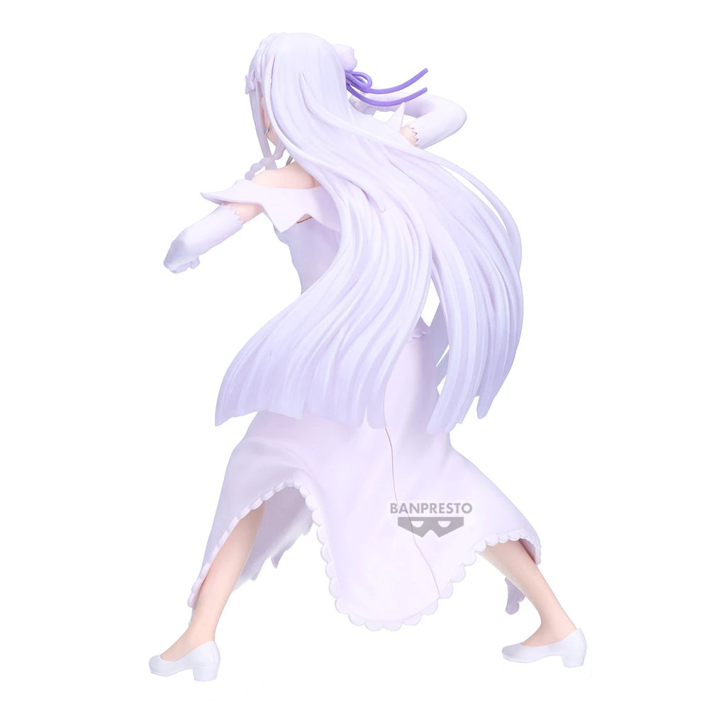 Original Banpresto Re:Life in a different world from zero Anime Emilia Action Figurine Toys PVC Model Collection Decoration