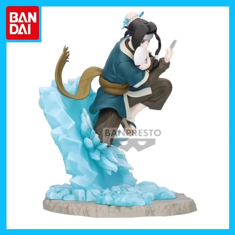 Bandai Original NARUTO Anime Figure Haku Action Figure Toys for Boys Girls Kids Gift Collectible Model Ornaments