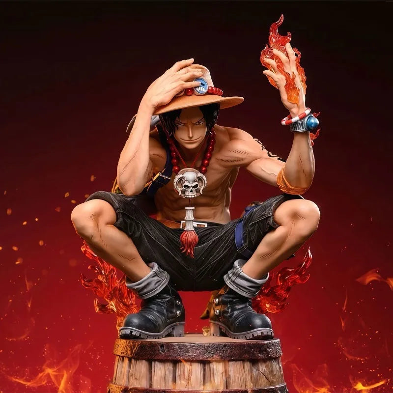Фигурка One Piece Ace Limited GK - статуетка AO, аниме периферия, модерна играчка, декорация за настолни компютри, идеален подарък за колекционери и фенове.