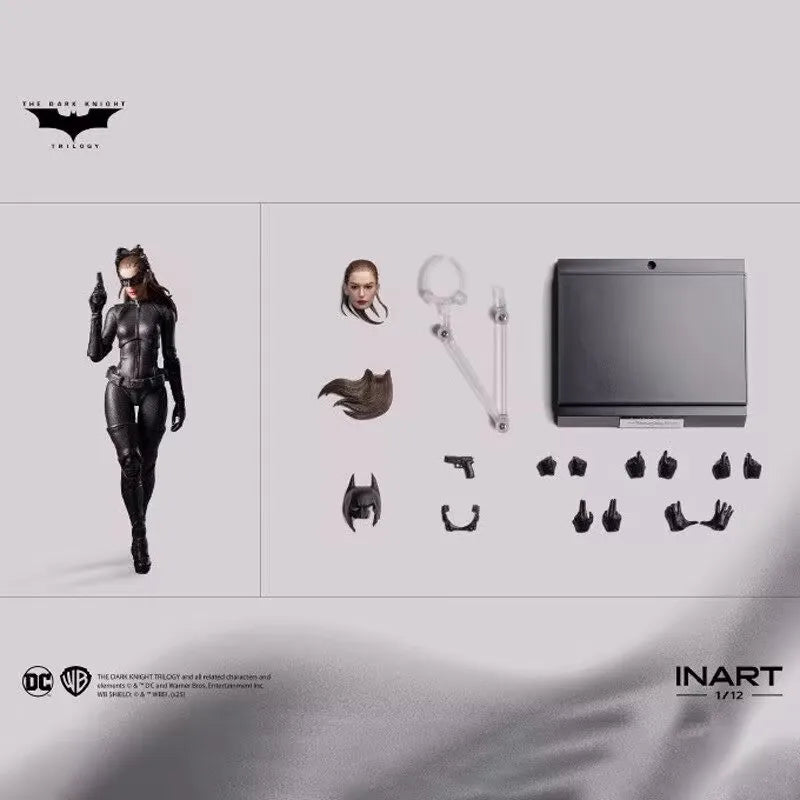 In Stock Inart Catwoman Selina Kyle Figure 1/12 Movability Model Toys The Dark Knight Rises Action Figures