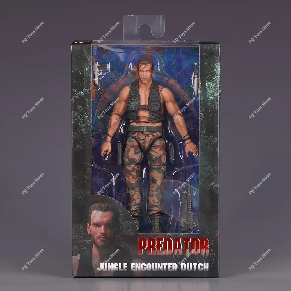 In Stock NECA KO Predator 30th Anniversary Jungle Encounter Dutch Extraction Dutch Patrol Dutch Disguise Dutch Action Figures