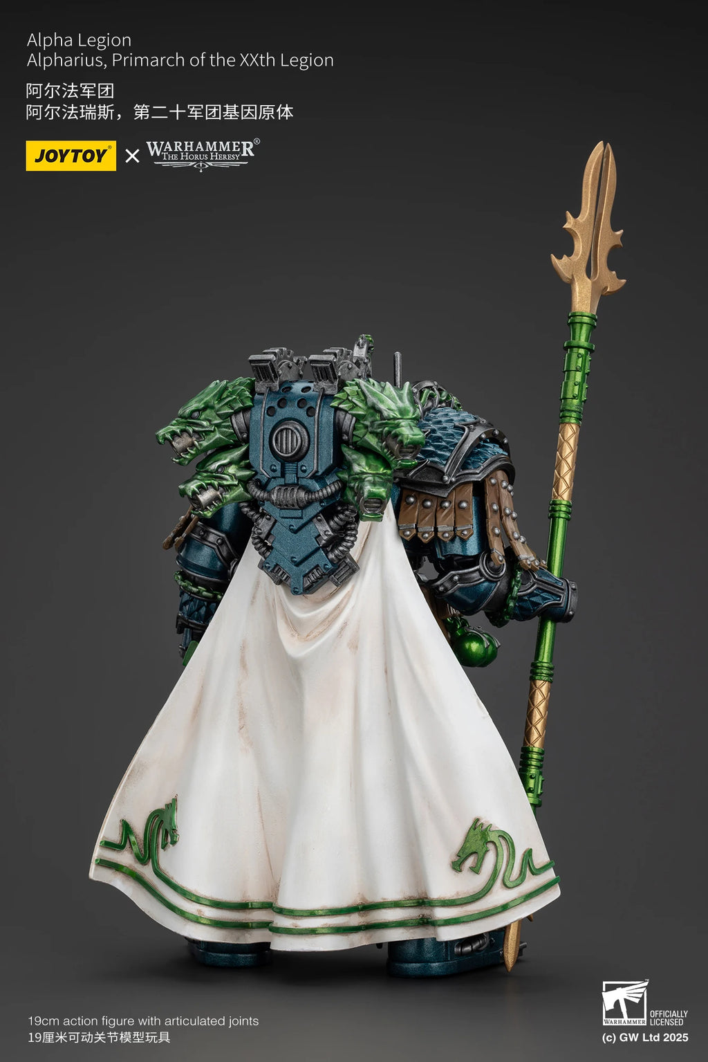 In Stock JOYTOY 40K 1/18 Action Figure Alpha Legion Alpharius, The 20th Legion Primarch Anime Character Toy Model