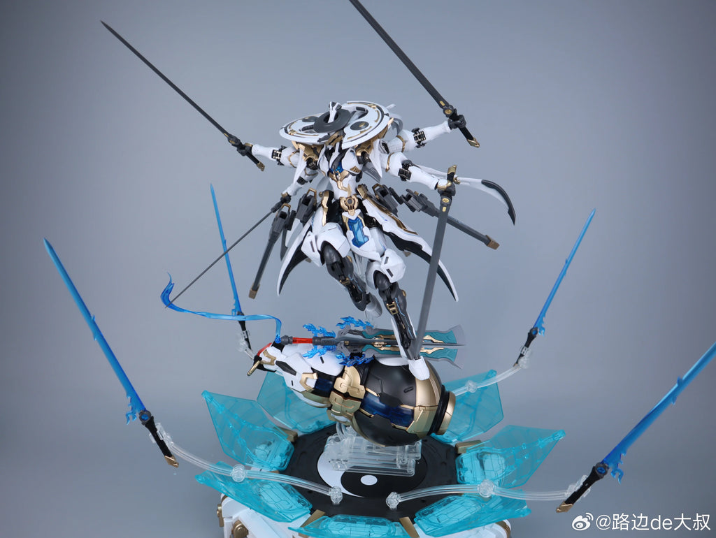 SUNDAY HOBBY Xiao Yao Zi Mechanical Gourd 1/100 22cm Alloy Skeleton Assembly Model With Collectible Robot Toy