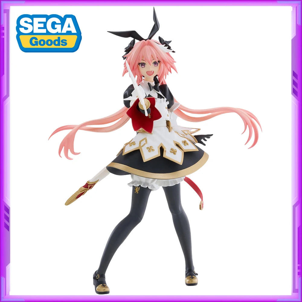 Auf Lager: Original SEGA Fate/Apocrypha FGO Astolfo PVC-Anime-Figuren, Actionfiguren, Modellspielzeug, Weihnachtsgeschenke
