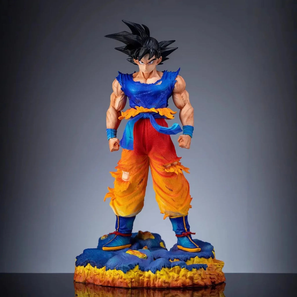 Dragon Ball Goku Anime Figur Super Saiyajin Serie 35cm Son Goku Figur Action Modell PVC Sammlung Ornament Geburtstagsgeschenke
