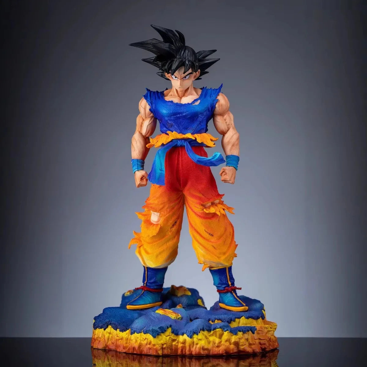 Dragon Ball Goku Anime Figur Super Saiyajin Serie 35cm Son Goku Figur Action Modell PVC Sammlung Ornament Geburtstagsgeschenke