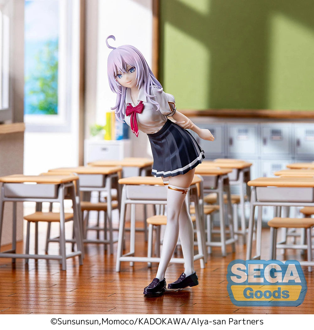 In Stock Original Sega Luminasta Alya Sometimes Hides Her Feelings In Russian Alisa Mikhailovna Kujou Collection Anime Figures
