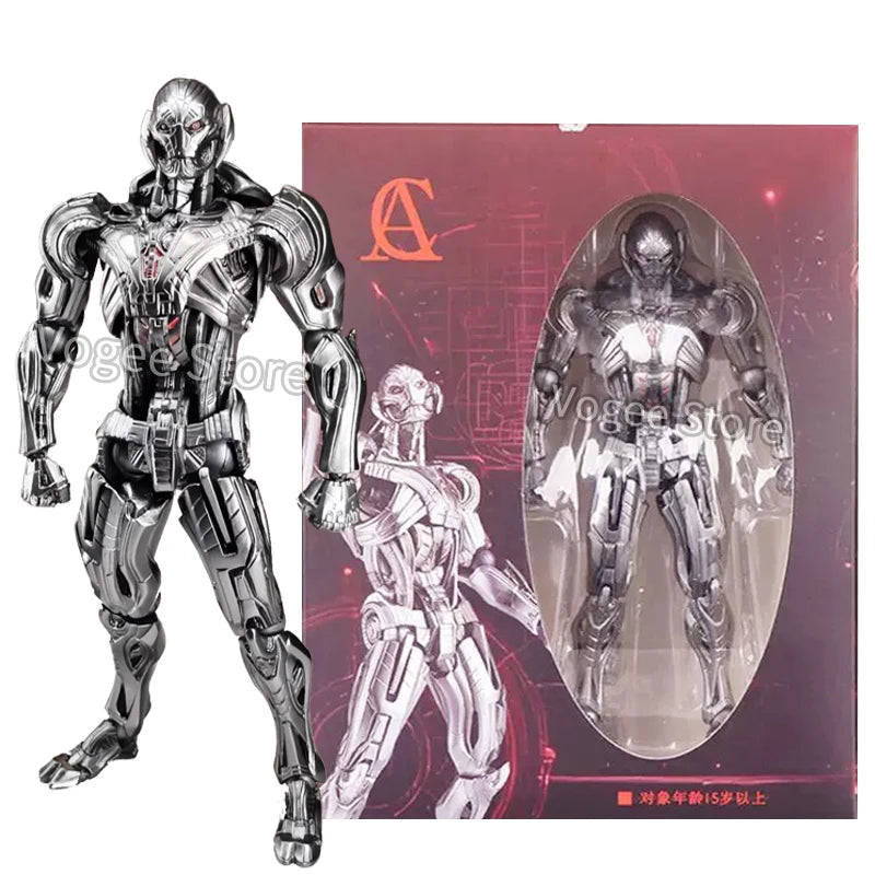 In Stock AC Factory Ultron Action Figures Kaiyodo Amazing Yamaguchi Avengers Anime Collection Ko Model Customized Gift Toys 16cm