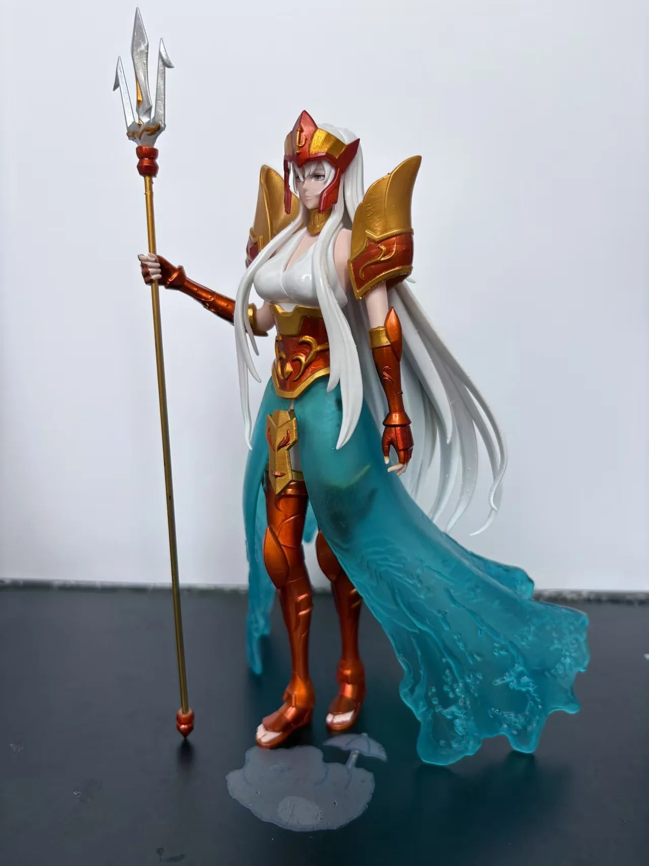 Saint Seiya THE LOST CANVAS Hades Mythology, Poseidon Seraphina Resin Statue Model Toy Decoration