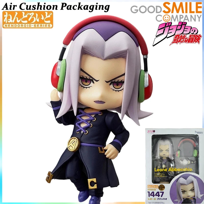 GSC Genuine Nendoroid Series Jojo's Bizarre Adventure Golden Wind‌ Giorno Giovanna Bruno Bujarati Action Figures Model Toys