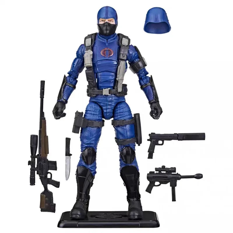Original Hasbro G.I. Joe Classified Series Retro Cardback Cobra Trooper Action Figure Collection Toys Ornaments