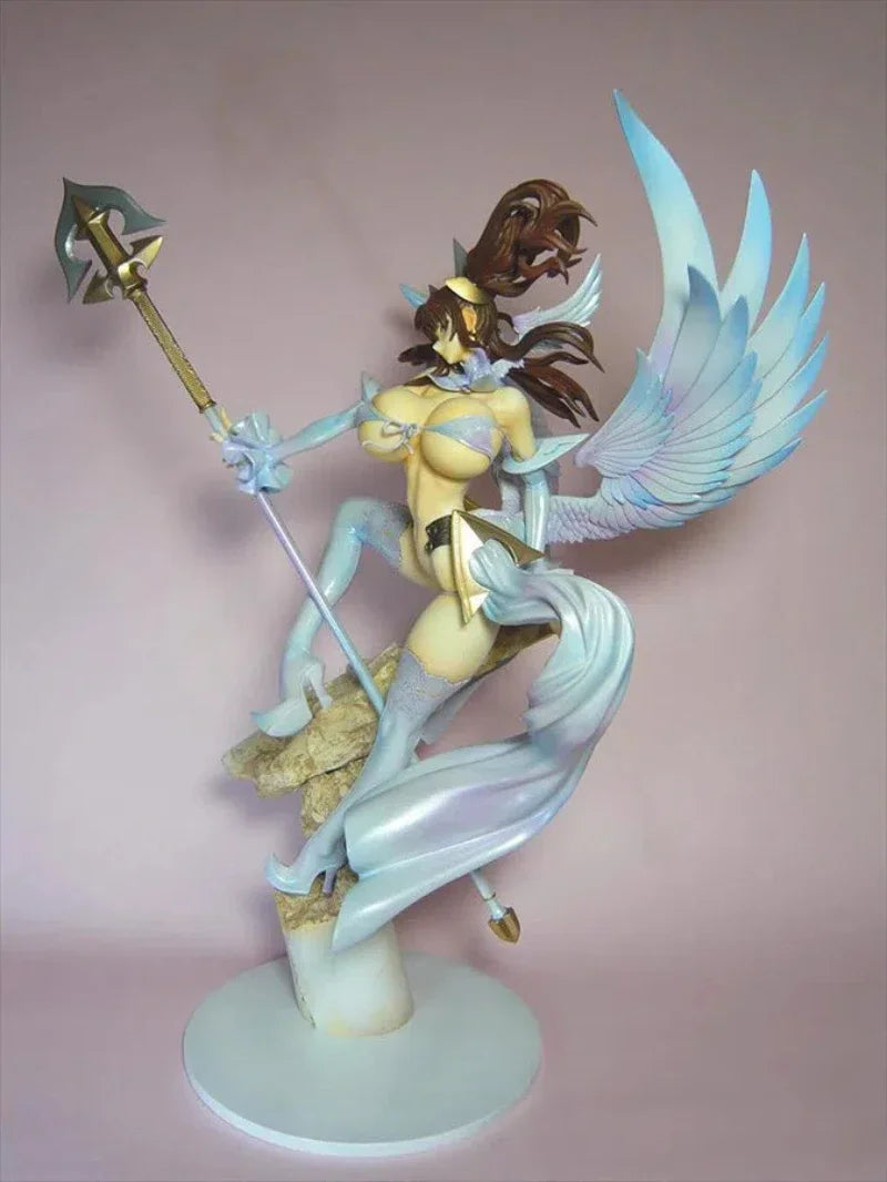 Anime Absolute White Magic Girl Kuramoto Erika Figures kawaii resin GK DIY manual White assembly Model Statue Toys doll Gift
