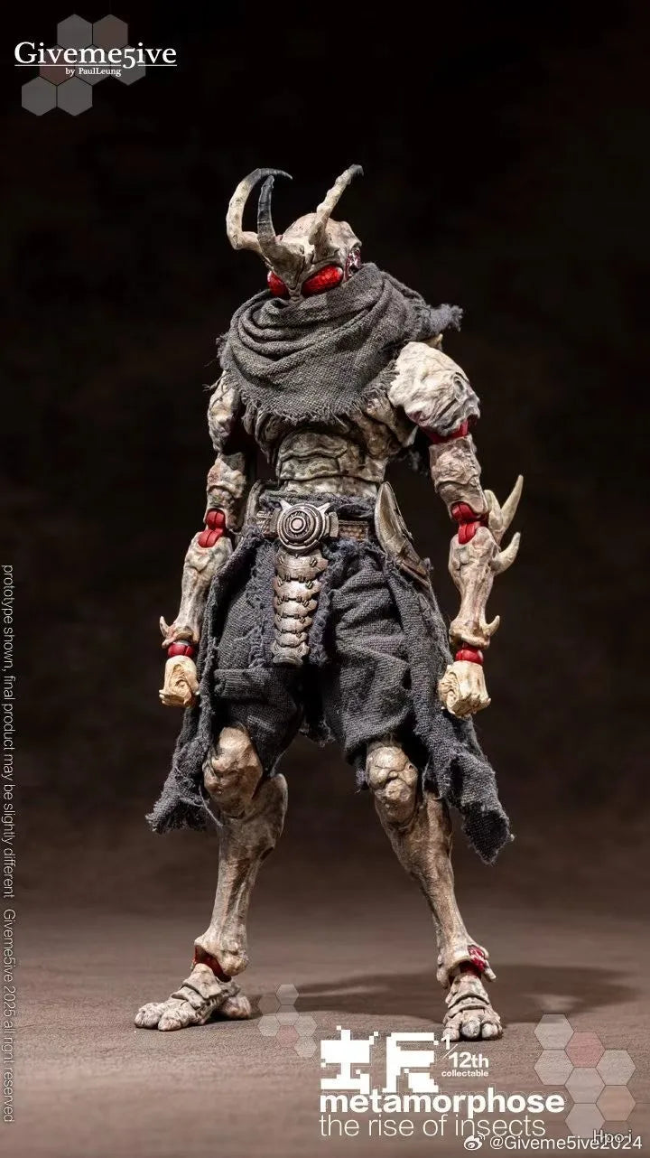 【Original】Giveme5ive Metamorphose - The Rise of Insects Airoki 1/12 Action Figure Model Toy
