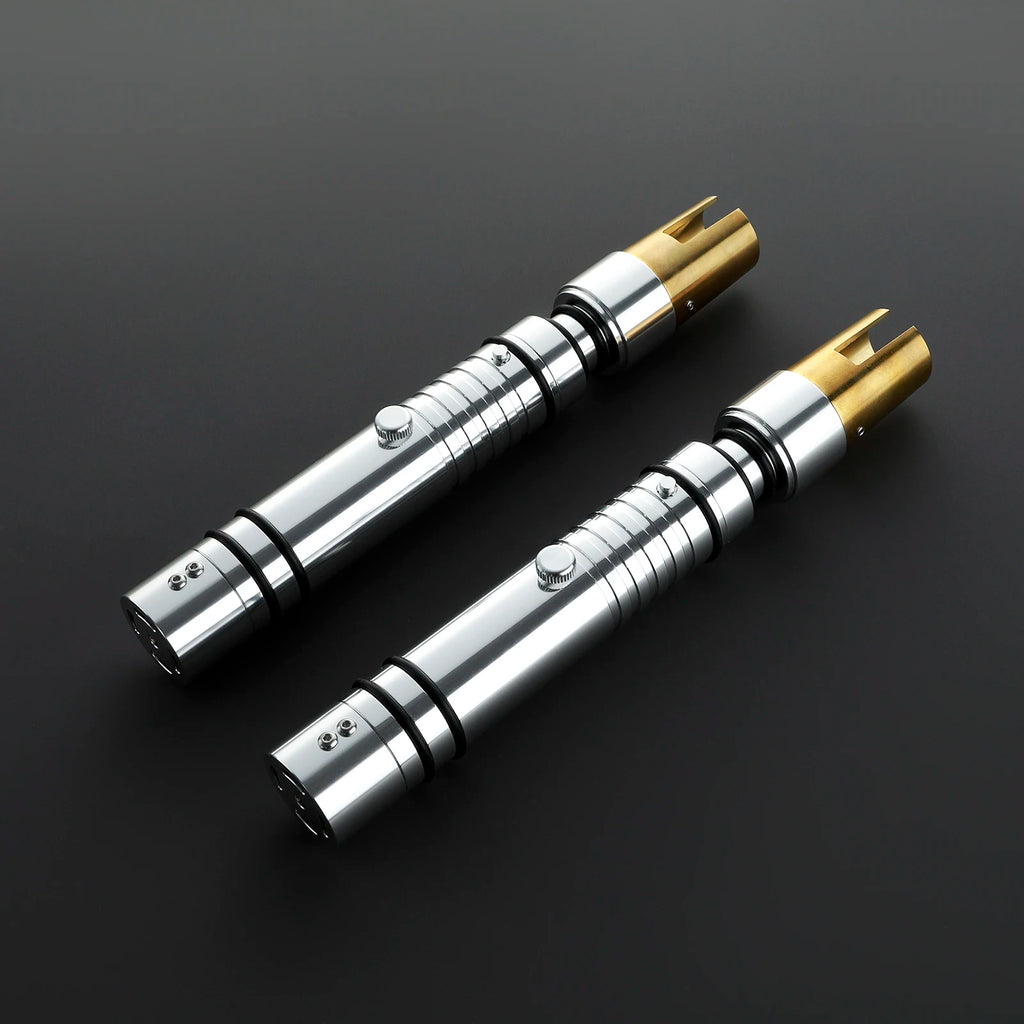 DamienSaber Bastila Shan Lightsaber Heavy Dueling Bluetooth Light Saber Sensitive Smooth Swing Metal Hilt with SD Card 34 Fonts
