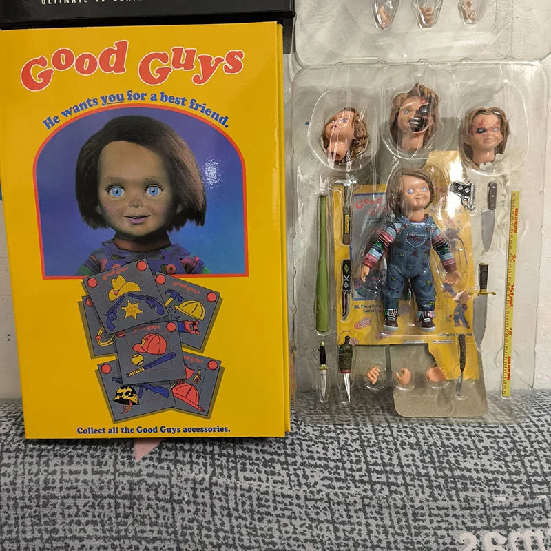 NECA Good Guys Ultimate Chucky 2 Doll Child's Play PVC Action Figure Collectible Model Toys Christmas Gift