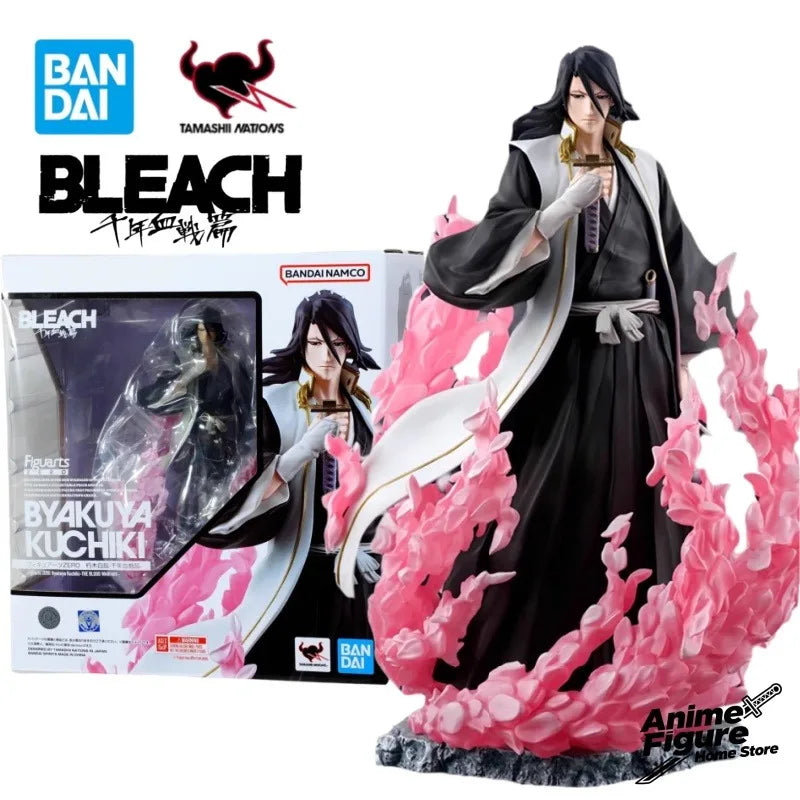 100% Original auf Lager Bandai BLEACH Figuarts Zero Kuchiki Byakuya Anime Charakter Modell Spielzeug Desktop Ornamente Sammlung Geschenke