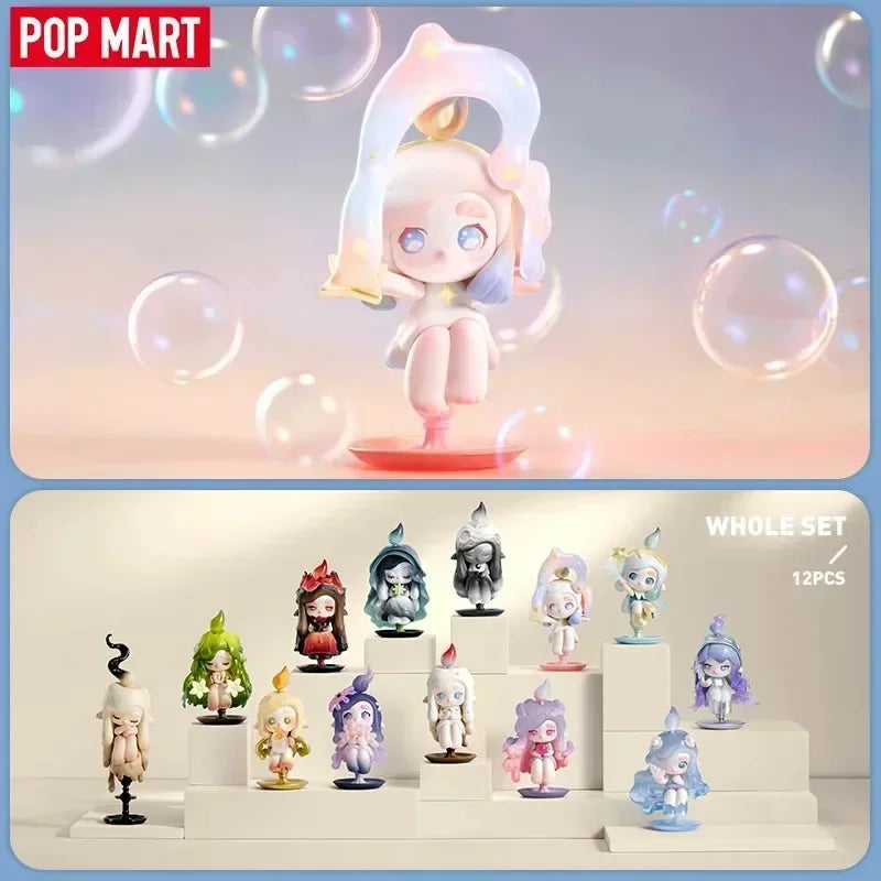 POPMART CHAKA Light Sprite Series Kawaii Anime Action Figure Blind Box - Surprise Mystery Doll for Girls Unique Gift Item