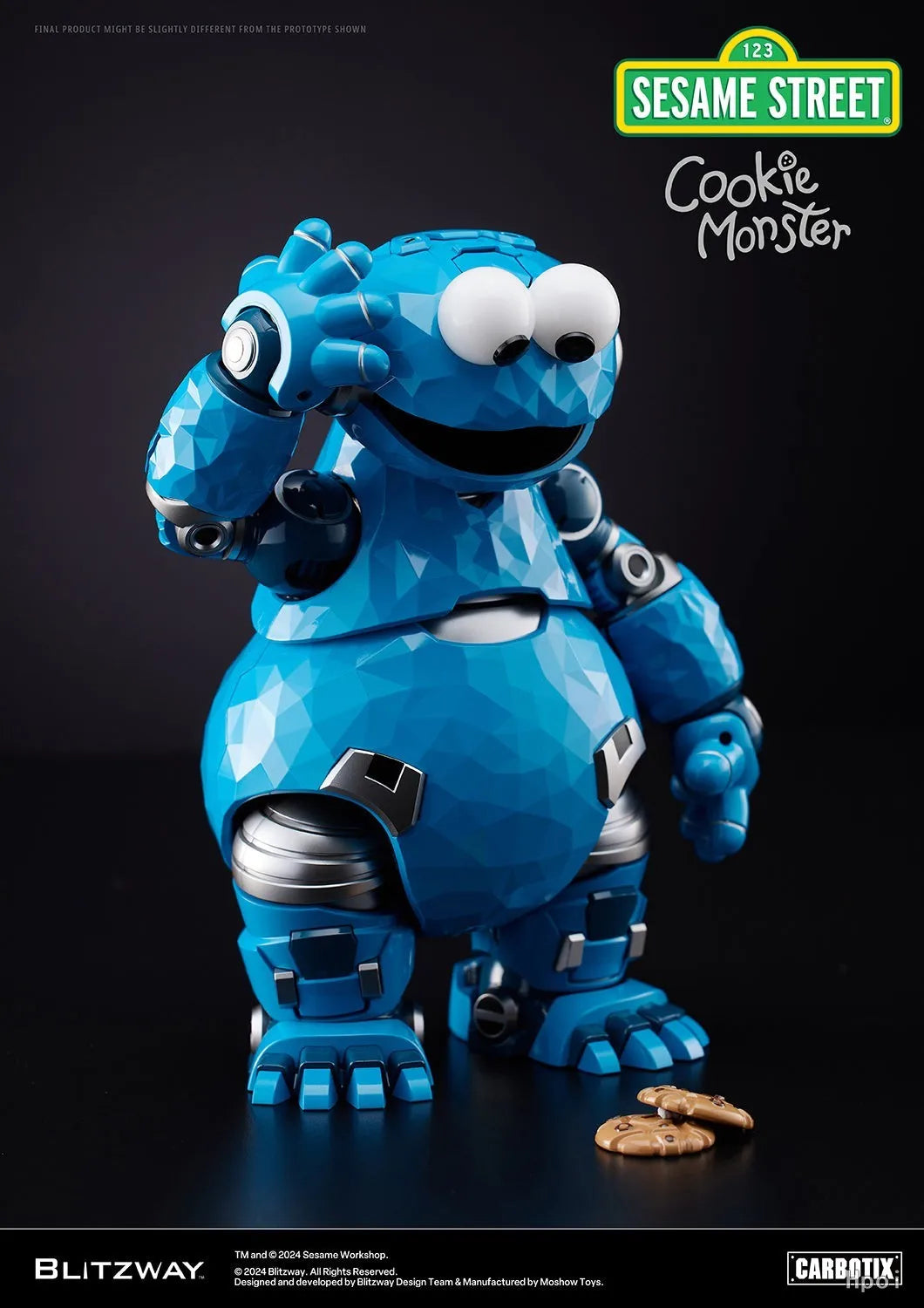 【In Stock】MOSHOWTOYS BLITZWAY COOKIE MONSTER Mecha-Complete Action Figure Toy