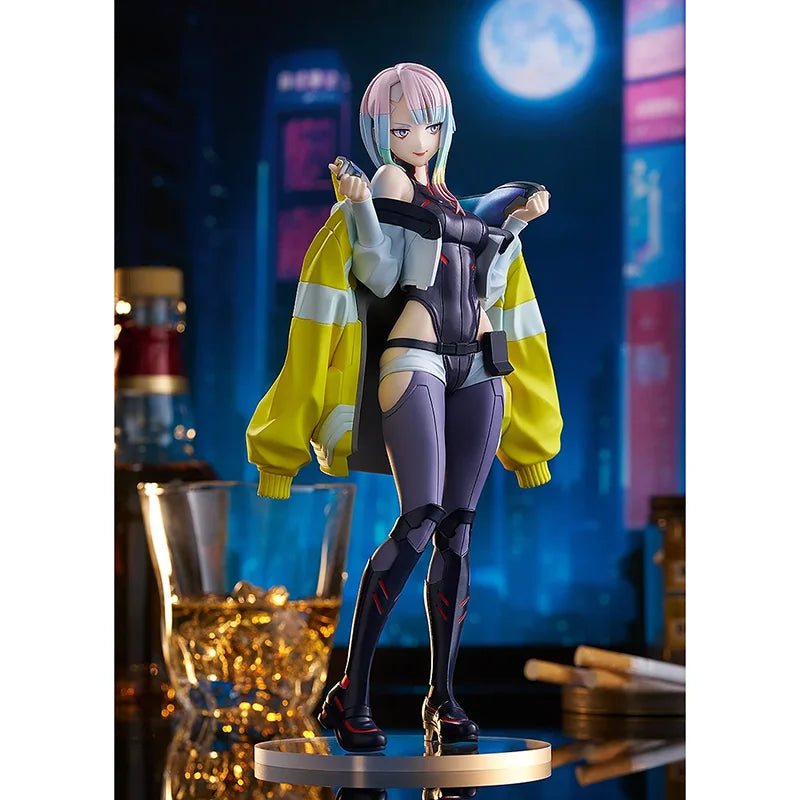 In Stock 100% Original GSC Pop Up Parade Lucy L Size C yber punk 2077 Anime Action Collection Figures Model Toys