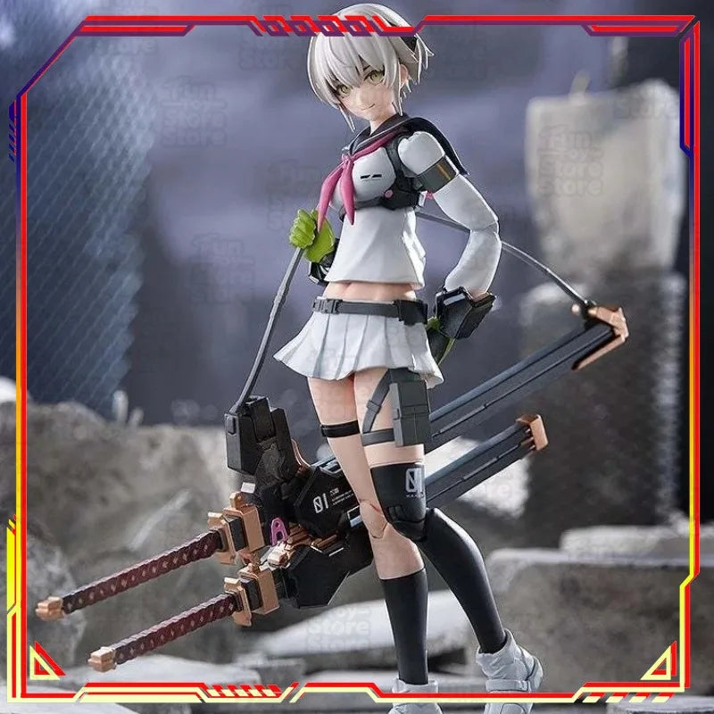 Romankey PLAMAX HH-02 Heavily Armed High School Girl Anime Action Figure Assembly Toy Collectible Model Official Licensed