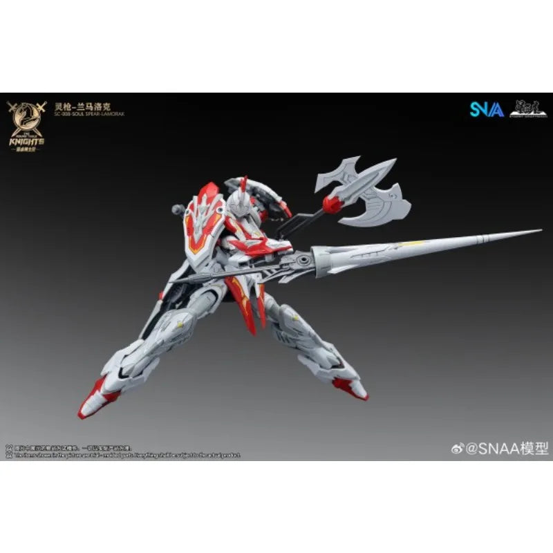 SANN Original MODEL KIT Knights of The Round Table Spirit Gun - Lancelot Anime Figure Assembly Model Toys  Model Gifts for Boys
