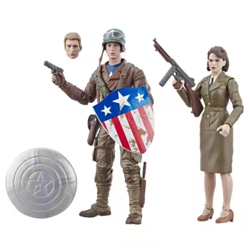 New Original Hasbro Marvel Legends Series Captain America PEGGY CARTER Action Figures Toys Collection Models