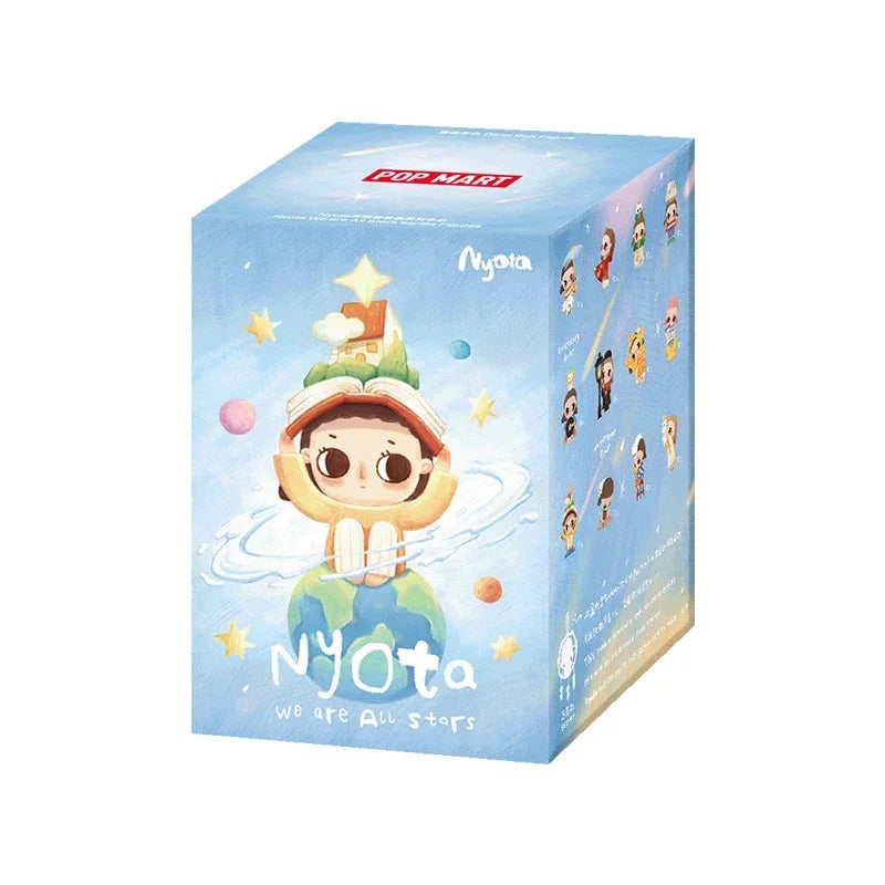 POPMART Nyota We Are All Stars Series Original Blind Box Surprise Mystery Box Cute Anime Action Figure Ornaments Figurines
