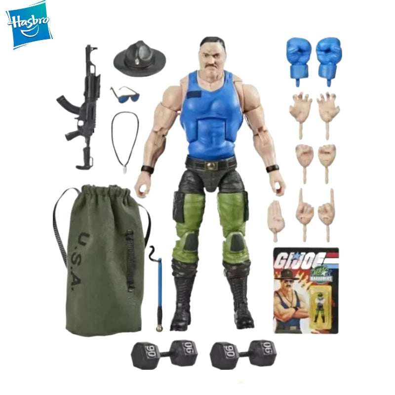 New Original Hasbro G.I. Joe GI Joe Classfied Series 129 Mad Marauders SGT Slaughter Action Figure Collection Toys Ornaments