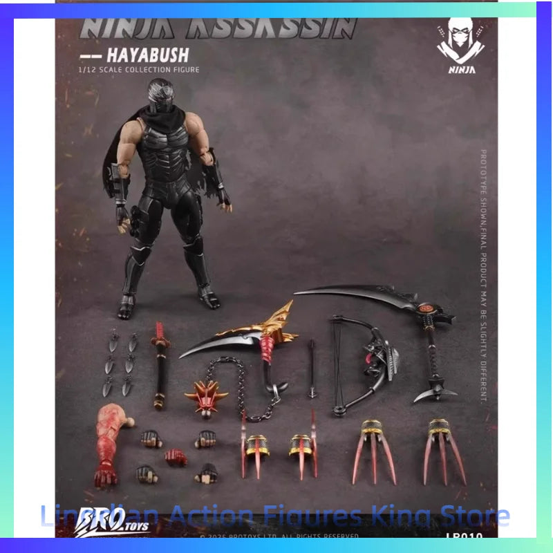 In Stock 1/12 BROTOYS LR010 Ninja Assassin Hayabusa Ninja Gaiden Action Figure Model Collectible Ornament Toys Gift