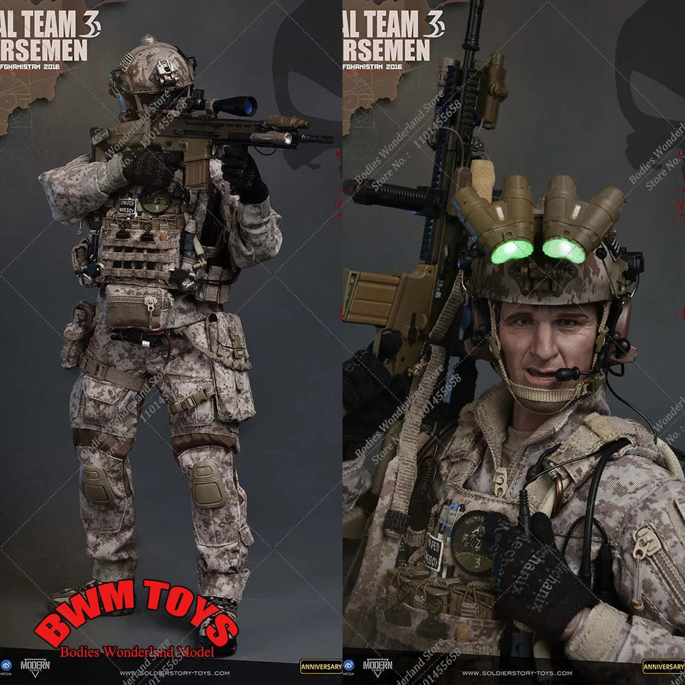 Orignal SS120 SoldierStory 1/6 Scale SEAL TEAM 3 HORSEMEN 12Inch Male Solider Action Figure Anniversary Special Edition