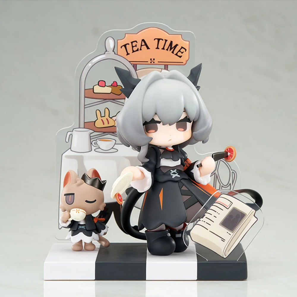 Original APEX-TOYS Have Some Dessert Q Version Series  Arknights Anime Figure Chen Talulah Arutorias Action Model 10CM Gift