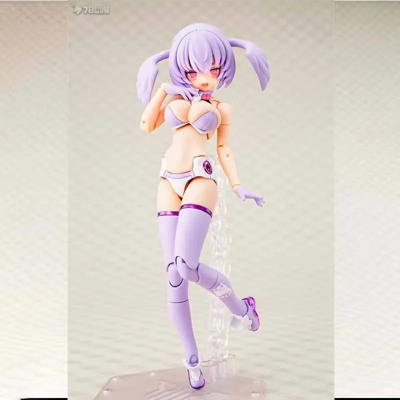 Kotobukiya Original MEGAMI DEVICE PUNI MOFU XIAO PUNI MOFU LANG Anime Action Figure Assembly Model Toys Колекционерски модел