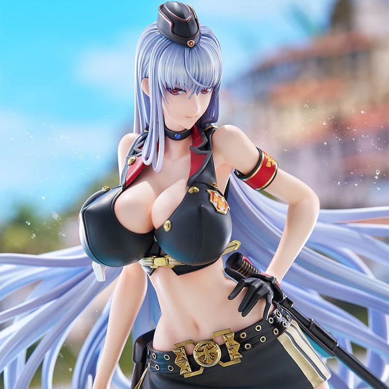 Original Genuine quesQ Valkyria Chronicles 4 Selvaria Ble Swimwear Anime Figure Collectible Boxed Statuette Model Doll Gifts